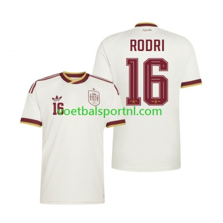 Spanje Rodri 16 Uit Shirt World Cup 2026